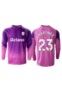 Aston Villa Emiliano Martinez #23 Maalivahti Jalkapallovaatteet Kolmaspaita 2025-26 Pitkähihainen